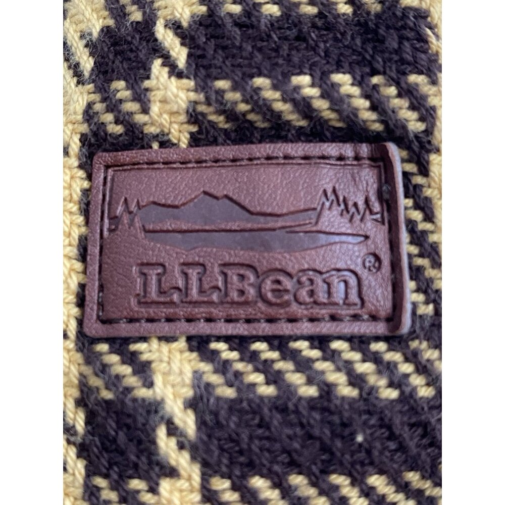 NWT LL Bean 1912 Overshirt Men’s L Tall Slightly Fitted Mustard Brown Plaid Jac - Picture 10 of 16